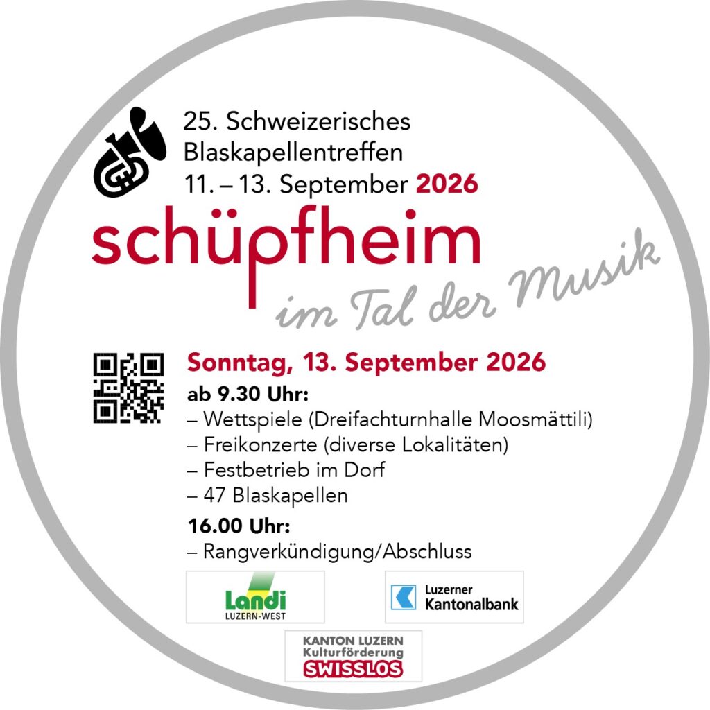 Schweizerisches Blaskapellentreffen Schüpfheim 13. September